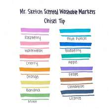 Mr. Sketch Scented Washable Markers, Chisel Tip, Assorted Colors, 36 Count - 805152298 - View 4