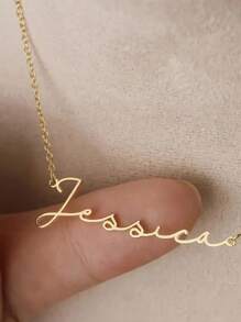 S925 Sterling Silber Namenskette - ein elegantes, personalisiertes Geschenk für Freunde, Familie oder Partner. Ideal für Geburtstage, Jahrestage oder den Alltag. Diese Kette zeigt einen anpassbaren Namen in einer fließenden Schrift, gefertigt aus hochwertigem S925 Silber. Ein zeitloses und herzliches Accessoire zum Aufbewahren, perfekt als Geschenk für die Menschen, die Ihnen nahestehen.