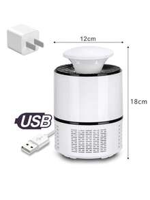 1PC Portable Indoor And Outdoor Dual-Use Electric Mosquito Repellent Lamp LED Purple Light Mosquito Lure Camping Essential Safety Protection Net 6-Hour Battery Life, Mosquito Repellent Lamp For Home Indoor Use, UV Inhalation Type, Electric Shock Type High-Voltage Mosquito Killer, Waterproof, Silent Mosquito Killer Lamp