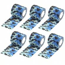 6 Rolls Self-Adhesive Sports Bandages, Hunting Bandages, Breathable Elastic Adhesive Bandages, Suitable For Sports, Outdoor Camping, Hunting, Firearms, Outdoor Military Hunting Camera Grip Protection Bandages - Multicolor - View 13