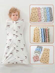 Summer Goodies 1pc Baby Surrender Style Sleeping Bag, Infant Anti-Startle Spring Autumn Swaddle Sleepwear, All Season