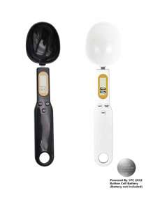 1 pieza Cuchara medidora digital multifuncional de alta precisión, báscula electrónica de 500g/0.1g portátil con pantalla LED, báscula electrónica pequeña para cocina doméstica