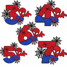 Disney 1pc Disney Spider-Man Birthday Cake Topper, Spider-Man Themed Birthday Party Cake Decoration