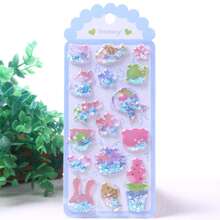 1 Pieza 9cm*21cm Pegatinas De Estampado De Lentejuelas 3d Con Agitación Aleatoria De Color Caramelo Para Juguetes De Niña Para Niños