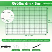 Cat Net For Balcony, 6 X 3m Cat Net, Wire Reinforced Balcony Net, Cat Net, UV-Resistant And Weatherproof Cat Protection Net For Balconies, Windows, Black - Multicolor - View 14