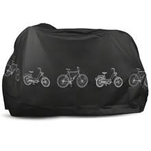 1pc All-Season Durable Waterproof Bicycle & Motorcycle Cover | Fits Vehicles Up To 150kg | Hand Washable Material | Design For Bike Storage | Bicycle Accessories
