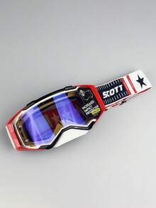 1 pieza Gafas de moto SCOTT, Gafas europeas de estilo SCOTT para todo terreno, Gafas de esquí, Gafas protectoras para conducir cuesta abajo - Multicolor - Ver 18