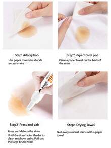 1/2/5 件神奇去污笔 - 瞬间去除污渍,旅行装凝胶墨水滚珠笔,衣物保护剂,强效而温和的配方 - 多色 - 查看 7