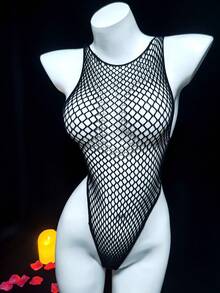 1 pieza Lencería sexy body stocking transparente sin ropa interior para usarlo como traje de baño en el Día de San Valentín