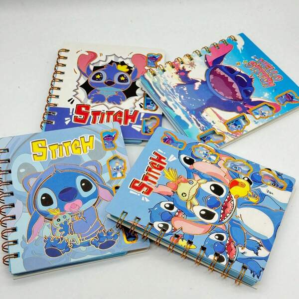 1pcA6 Coil Book Needle Star And Baby Hollow Interwoven Classification Coil Book Notebook Stationery1 School Supplies,Back To School