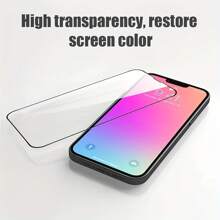 1 Packs 9D Tempered Glass Screen Protector Compatible With Iphone 16 Pro Max/15 Pro Max/16/15/14/13/12/11/Plus/X/XS/XR/XS Max/Mini, High-Definition Glossy Finish, Easy Installation, Scratch & Impact Resistant, Anti-Fingerprint Gift For Birthday, Family, Friends Phone Screen Protector, Phone Accessories