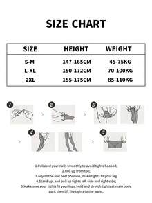 1条装 80克/220克/300克 女士性感透视黑色连裤袜，商务性感紧身裤，适合春、秋、冬季穿着，保暖内衬，时尚百搭，秋季新款，保暖打底裤（适合5-15℃）