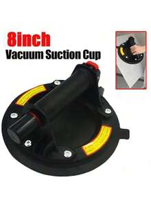8 Inch Vacuum Hand Pump With Single Claw Suction Cup, Sturdy And With 220 Kg High Load Capacity, Large Diameter Rubber Suction Cup With Powerful Suction, Practical . The Suction Cup Plate Has Cold And Heat Resistance, And Also Features Dust-Proof Filter. Press-To-Operate, Deep Sealing Edge, Strong Sealing, Leak-Proof, Thickened Exhaust Valve Can Effectively Protect The Cup Body. Widely Applicable For Moving Glass, Tiles, Stone And Other Items. - Multicolor - View 14