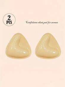 2PCS Double-Sided Sticky Bra Pads Inserts Ultra Instant Lift Bra Inserts Push Up Bikini Pad For Swimsuit Sports Bra