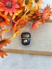 Glitzernder Strass-Fingerring Tally Counter, Mini Handtally Counter, Max Zählung 99999