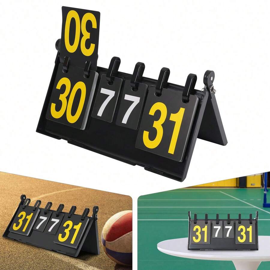 kangten Football Scoreboard, Timer - Black - View 1