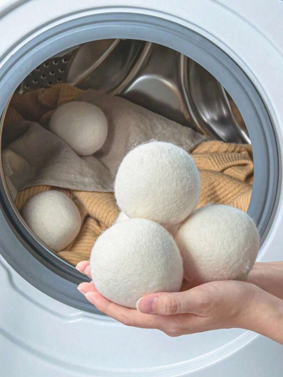 8/6/3/2/1 quả cầu sấy quần áo bằng len tự nhiên cao cấp - Thay thế nước xả vải và giấy sấy, quả cầu sấy quần áo tái sử dụng, quả cầu sấy len chất lượng cao, nước xả vải tái sử dụng, phụ kiện máy giặt cao cấp, quả cầu sấy len, len tự nhiên cao cấp và polycarbonate, quả cầu sấy quần áo chống rối, sản phẩm làm sạch chăm sóc quần áo tái sử dụng, quả cầu giặt chống tĩnh điện, quả cầu sấy len tái sử dụng, quả cầu sấy len, phụ kiện máy giặt, mặt dây chuyền quả cầu nỉ tự làm (màu sắc và kiểu dáng ngẫu nhiên)