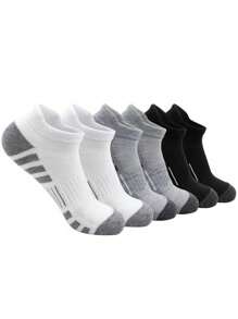 10/20/30 Pairs Breathable And Comfy Men's Crew Tennis Socks For Outdoor And Casual Wear, All-Season Unisex Tennis Socks
