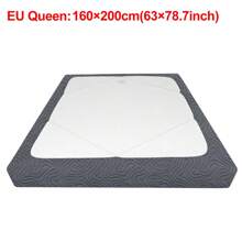 1 pieza Funda de colchón con diseño jacquard de unicolor, cobertor elástico para proteger tu ropa de cama y agregar estilo al hogar, adecuado para todas las estaciones