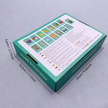 Wooden Animal Fruit Matching Connect 4 Dominoes Table Top Memory Game Toy, Logic Thinking & Cognitive Development Educational Game - Multicolor - View 10