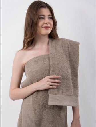 TILLVERKAD I TURKIET – Güvenal DURU 2-delat handduksset | 95 % bomull 5 % polyester | 50 x 90 cm | Mjuk och slitstark | Turkiskt hamam och brudkläder