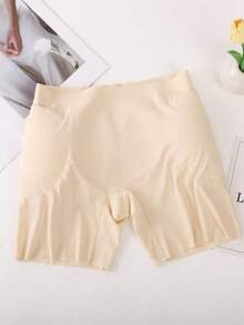 Women's Padded Shorts, Waist Slimming, Butt Lifting, Breathable, Seamless Shaping Underwear Pants - Apricot - View 10