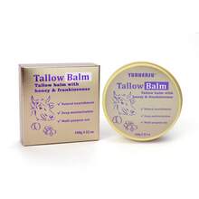Tallow Balm, Tallow Honey Body Cream, Face Moisturizing Cream, All Purpose Use Balm Anti-Drying Anti-Cracking For Spring, Summer, Autumn And Winter Skin Care (Tallow Balm, 100 G)