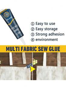 Stoff-Reparaturkleber geeignet für Bohrverwendung, Denim-Stoff, Polyesterstoff, Regalstoff, Lederstoff, Plüschstoff, Seidentextilien, Vliesstoffe, Bekleidungsspezialklebstoff, bedruckte Hosen, Einlegesohlen, Jeans, Riss-Stoffkleber, als Geschenk für Familie und Freunde (neue und alte Modelle werden zufällig versendet)
