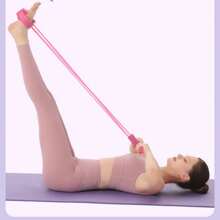 1 Peça Banda de Resistência para Pedal de Pé, Treinador Abdominal, Equipamento de Fitness para Tonificação das Pernas, Corda de Resistência para Prensa de Pé para Academia em Casa