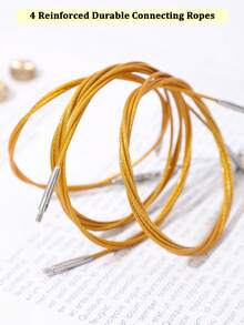 [可互换织针] Looen 49 件铝制圆形织针套装，带人体工程学手柄，可互换尺寸 13，收纳盒和配件 - 非常适合小型项目，红色、绿色、棕色，可互换织针，Looen - 彩色 - 查看 8