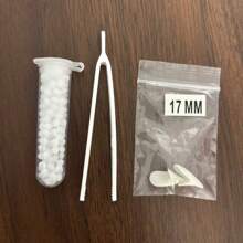 17mm Funny Vampire Fake Teeth Zombie Teeth Small Fang Makeup Props Vampire Teeth For Role Play Party Costume Gifts Halloween