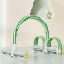 1 Peça Banda de Resistência para Pedal de Pé, Treinador Abdominal, Equipamento de Fitness para Tonificação das Pernas, Corda de Resistência para Prensa de Pé para Academia em Casa