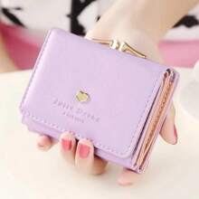 Small Women Wallet Loving Heart Short Women's Wallet Card Holder Girls Mini Woman Fashion Lady Coin Purse For Female Clutch Bag For Women Money Wallet Mini Wallet Purse Wallet Coin Wallet