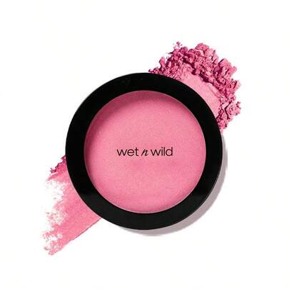 Phấn má hồng Wet N Wild Color Icon - Revive Glow Matte với ánh nhũ nhẹ, nhiều tông màu dành cho chuyên gia và học sinh, tiện dụng khi di chuyển - Hoa anh đào - 6g