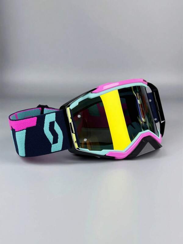 1pc SCOTT Motorcycle Goggles, European Style SCOTT Off-Road Helmet Eyewear, Ski Goggles, Riding Downhill Protective Glasses