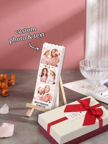 1 PIEZA Bloque de foto personalizado, rompecabezas de ladrillo de construcción, collage de fotos de cumpleaños, rompecabezas de fotos de amigos, bloque de construcción de fotos, regalo de fotos para el mejor amigo. Personaliza fotos y texto. Combinamos rompecabezas y juego de construcción de bloques para crear recuerdos únicos.