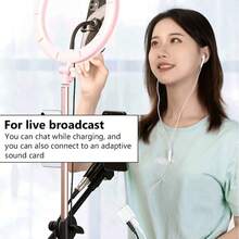 Cable auxiliar de audio de 2 en 1 Tipo C a 3.5 mm/Tipo C, adaptador de carga compatible con iPhone 17 Pro Max/17 Pro/17/16/15 Pro Max/15 Pro/15 Plus/15, convertidor de auriculares - Blanco - Ver 10