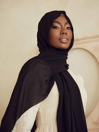 1 件女士休闲雪纺头巾