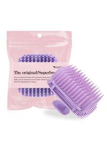 WANMEI 1 perie pătrată de păr, perie exfoliantă pentru scalp, perie de curățare a mătreții, masaj flexibil pentru scalp, potrivit pentru casă, birou, călătorii, animale de companie, cămine, înapoi la școală, curățitor și exfoliant pentru scalp din silicon pentru îndepărtarea mătreții și promovarea creșterii părului, utilizare umedă și uscată, perie de șampon unisex. - Multicolor - Vizualizare 14