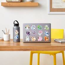 bandai 100 Stück Kawaii Aufkleber Graffiti Decals für Skateboard, Fahrrad, Kühlschrank, Büromaterial, wasserfeste Dekoration, Anime Aufkleber, Geschenk für Kinder, Raumdekoration, Wanddekor, Wandaufkleber