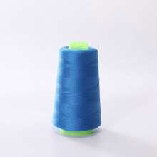 1 pièce Fil à coudre, 402 grande bobine de fil à coudre pour machine à coudre, plusieurs couleurs au choix; 3000 yards/bobine, fil à coudre domestique; convient à diverses situations (emballage aléatoire, couleurs aléatoires des tubes enroulés)