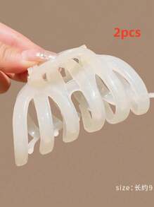 1 pieza Pinza de pelo grande minimalista, accesorios de pelo elegantes para mujer, pinza de pelo, clip, mordaza, agarrador de pelo
