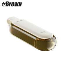 1 件装每日药丸收纳盒，4 个隔层，小药盒便携式旅行药盒，钱包口袋迷你药盒，紧凑型旅行药品收纳盒，用于维生素、鱼肝油、补充剂