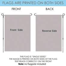 Doppelseitige wasserdichte Polyester Leuchtturm Gartenflagge - 12x18 Zoll Outdoor Willkommens Banner für Garten, Terrasse, Hafen, Küstendekoration - Keine Elektrizität benötigt