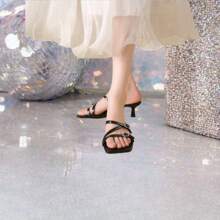 Sandalias con tacón para mujer