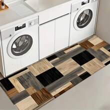 1pc Simple Color Kitchen Mat, Quick Drying Pad - Bathroom, Living Room, Hotel, Easy To Clean, Washable, Carpet, Kitchen Accessory