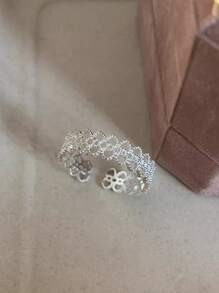 S925 Sterling Silver New Minimalist Niche Design Combination Rings, Fashionable, Versatile, High-End Adjustable Rings For Women