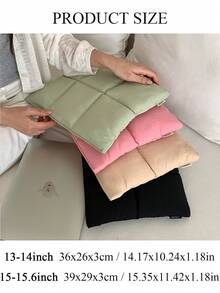 1 szt. koreańskiej torby na komputer, prosta poduszka puchowa, 13-15,6 cala, odpowiednia do wewnętrznej torby MacBooka, odporna na wstrząsy - Wielokolorowe - Zobacz 12