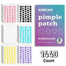 1400 Pcs Star-Shap Pimple Patches (7-Color), Facial Cover ,Boost Your Glamour, Party It Up,Fragrance-Free, Paraben-Unisex Adult, All Skin Types Compatible, No Fragrance,No Components Included - Multicolor - View 9