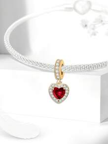 1 Stück modischer Liebes-Charm Perle für Frauen Armbänder Armreifen zum Selbermachen von Schmuck, Schule-Zubehör, erschwingliche Schmuck-Kollektion für den Schulstart